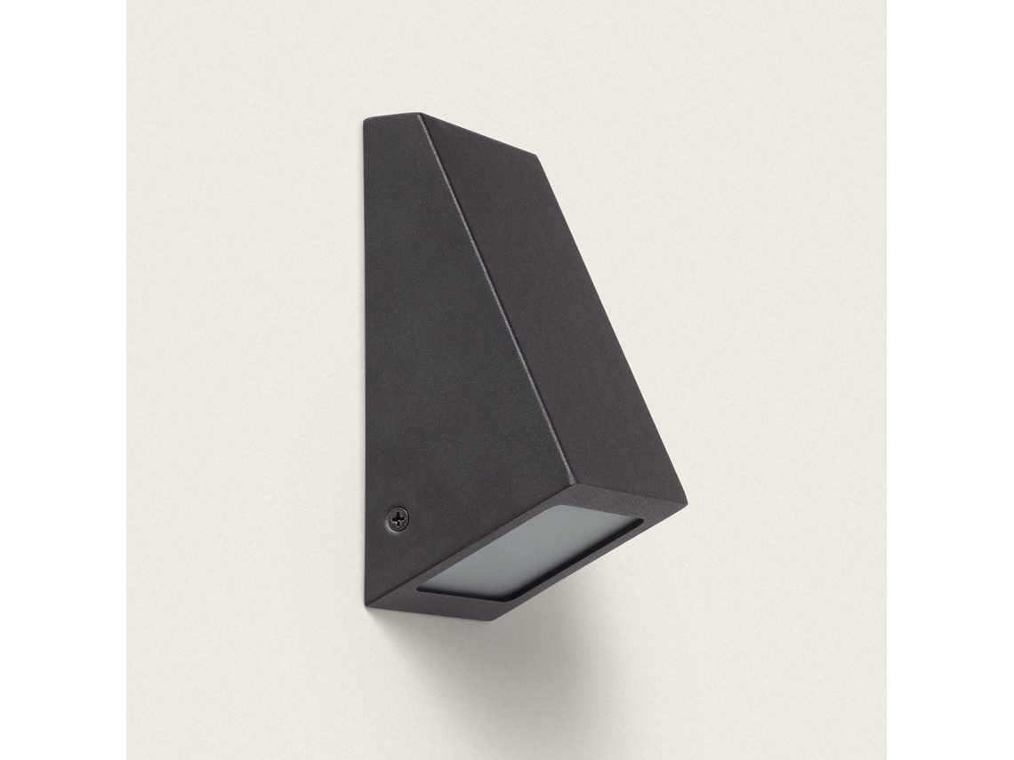 Aplique de Pared Exterior Metal y Cristal Ruzafa