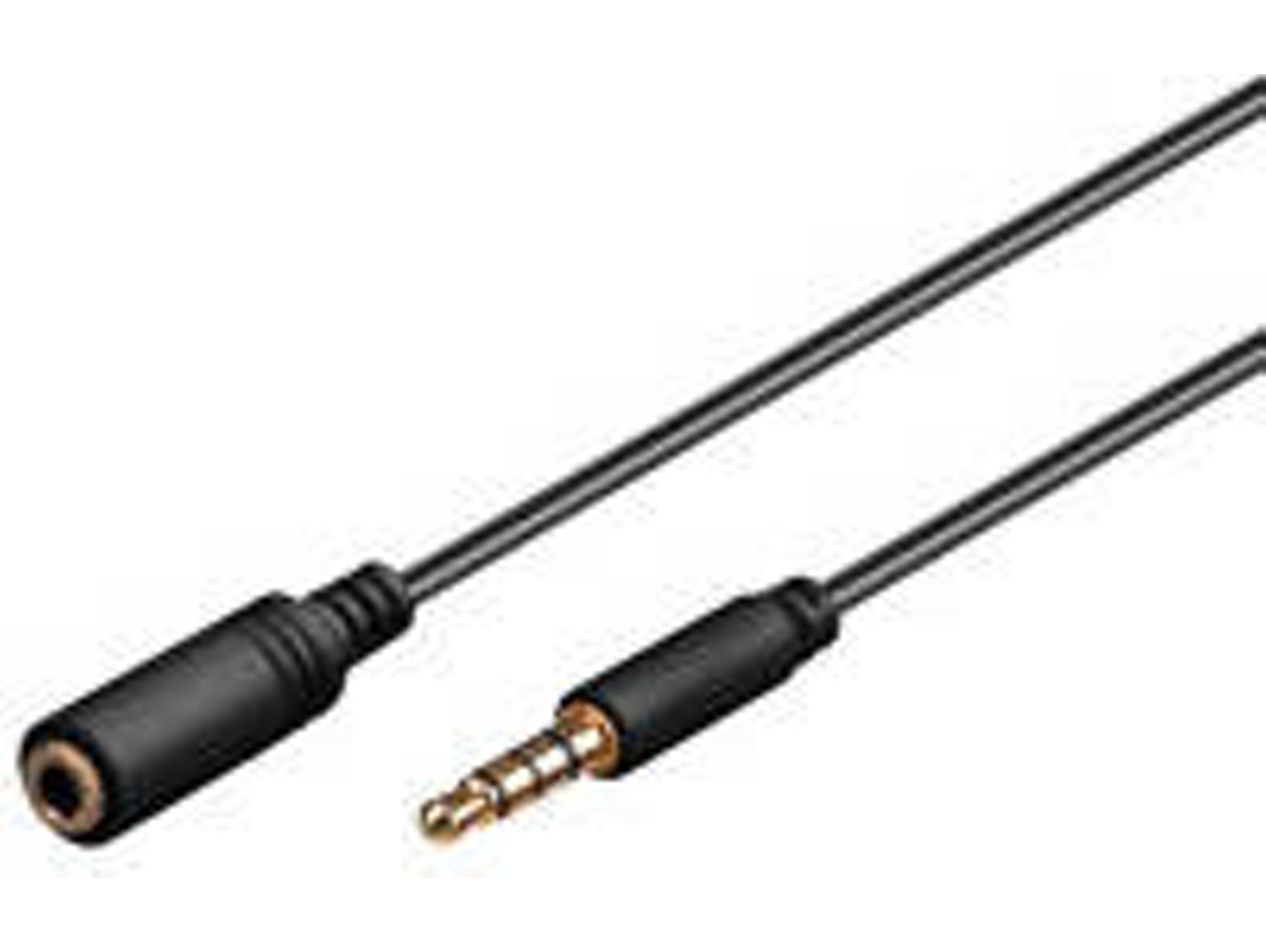 Cable de Audio GOOBAY (2 m - Negro)