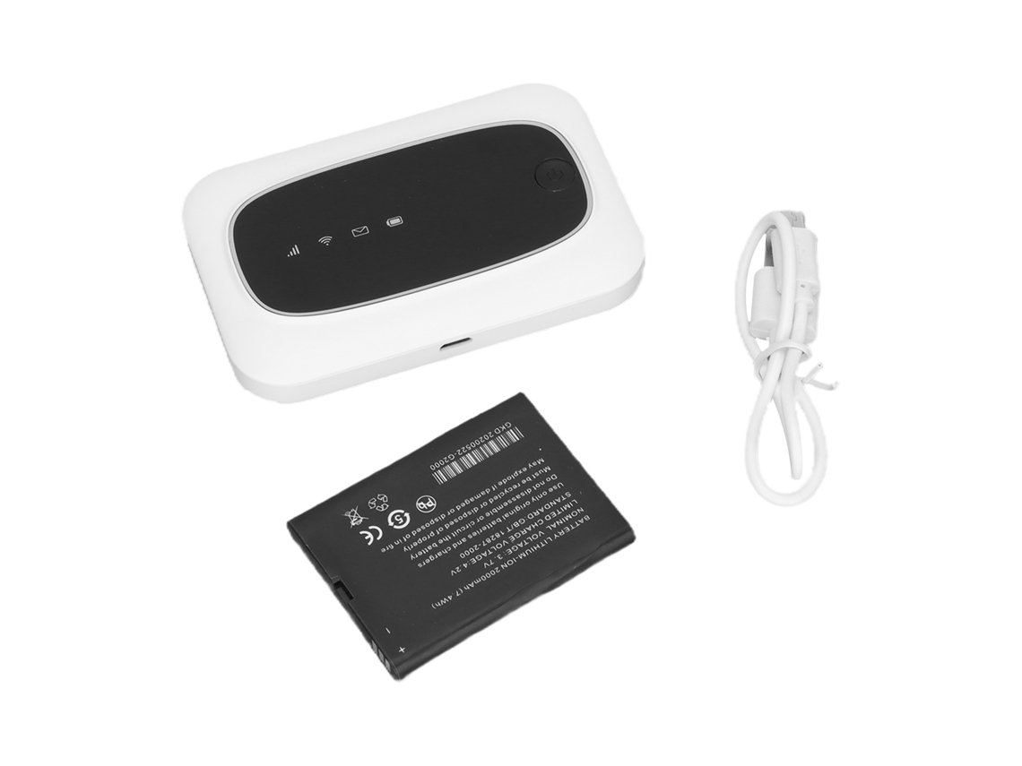 Mini Router Inalámbrico Portátil 4g Lte Con Punto De Acceso Wifi Para Tabletas, Portátiles, Televisores Y Teléfonos Móviles - Blanco