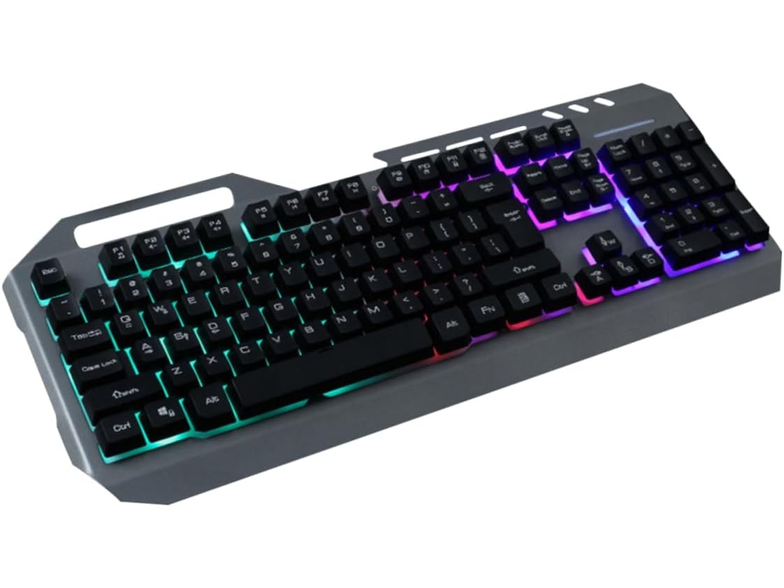 Teclado Mecánico Para Juegos Con Retroiluminación Led Arcoíris Para Ordenador