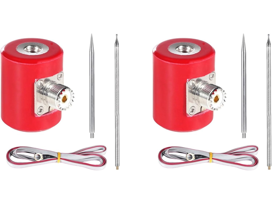 2 Antenas Qrp De 5 M/16,4 Pies, 14 M-30 Mhz, 300 W, Hf, Multifuncionales, Portátiles, De Acero.
