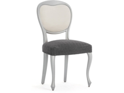 Funda de Silla EYSA Premium Jaz Pack de 2 Fundas Tejido Multielástico (50 x 50 x 5 cm - Poliéster y Algodón - Gris Oscuro)