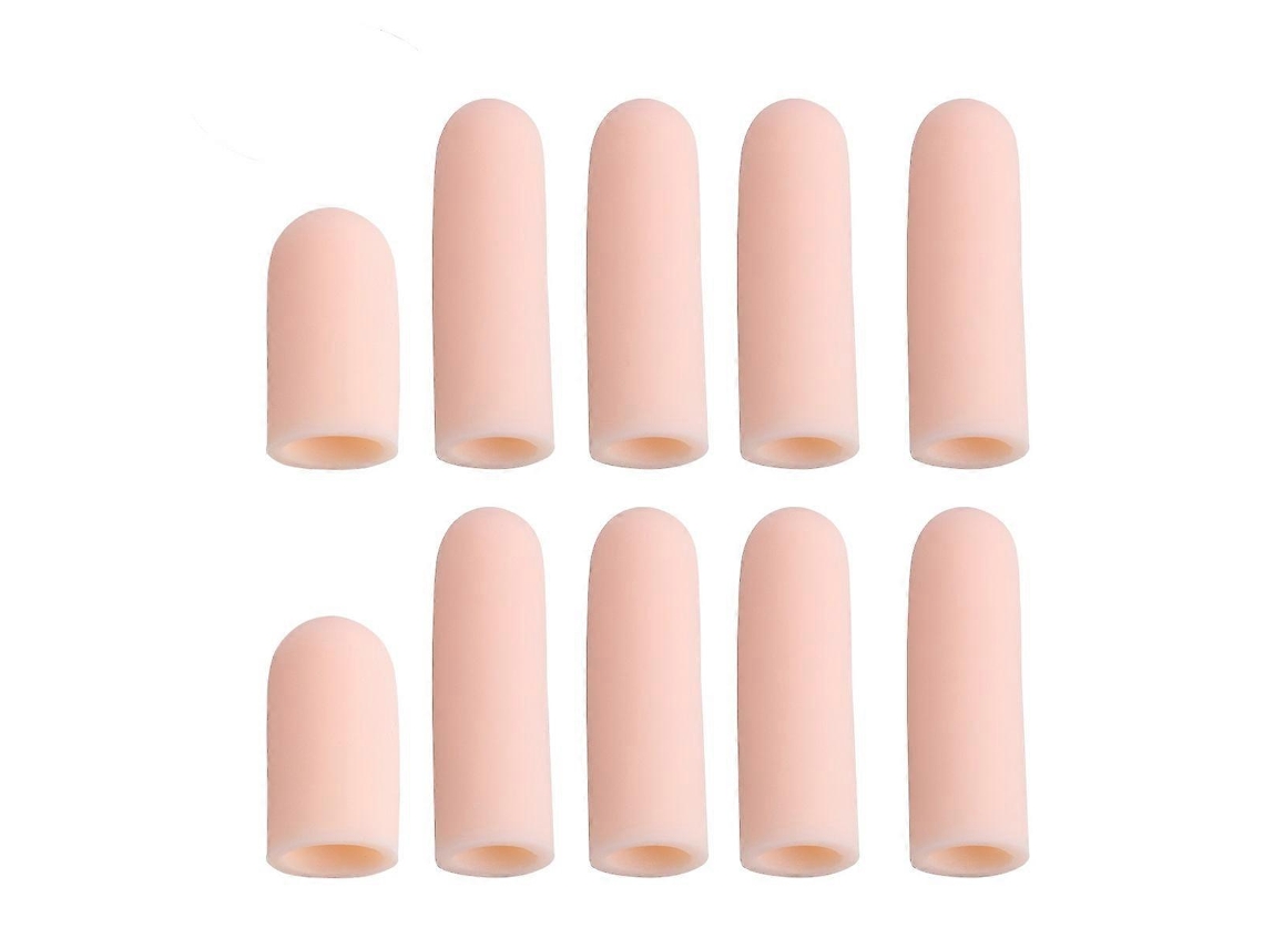 10 Protectores De Dedos Y Toes De Gel De Silicona Recortables Para Callos, Hongos Y Dolor De Pies Unisex