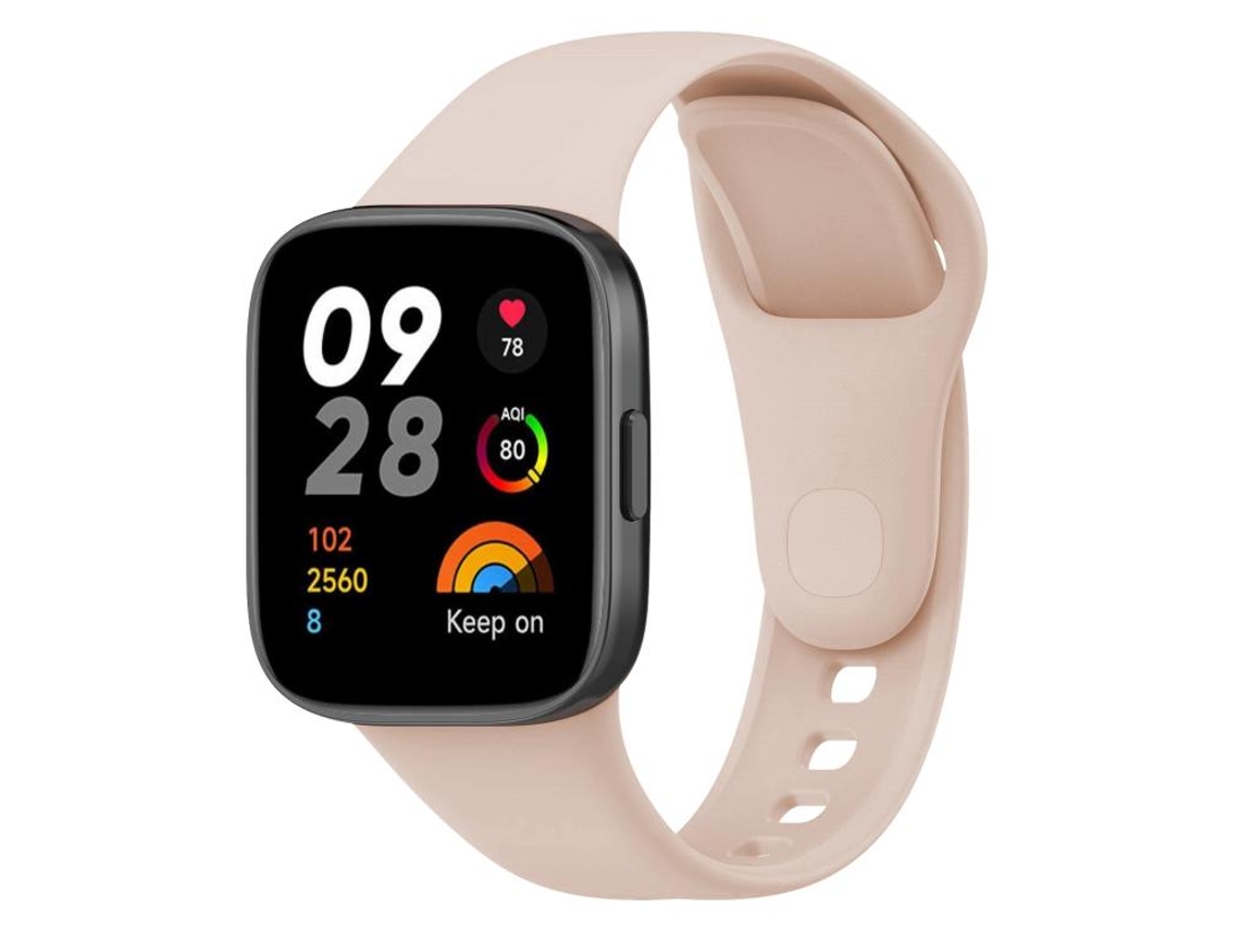 Correa de silicona para Redmi Watch 3 - Color liso - Botón