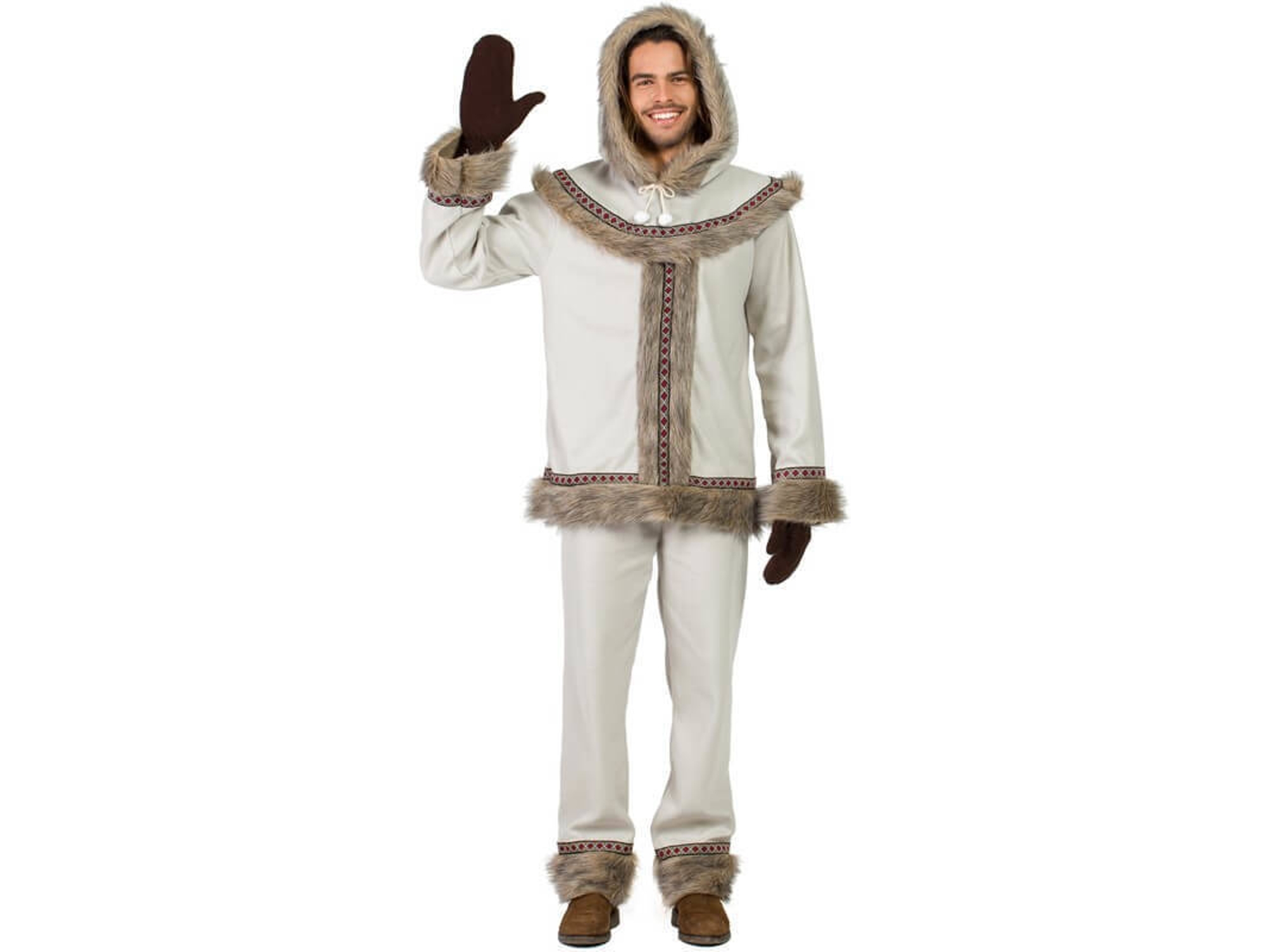 Disfraz de Hombre DISFRAZZES Esquimal (Talla: S)