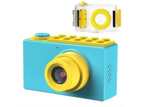 Cámara Digital MOROROR Niños a prueba de agua 1080P HD Pantalla 4X2 pulgadas Mini Selfie pequeño