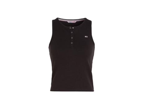 Top TOMMY JEANS (L - Negro)