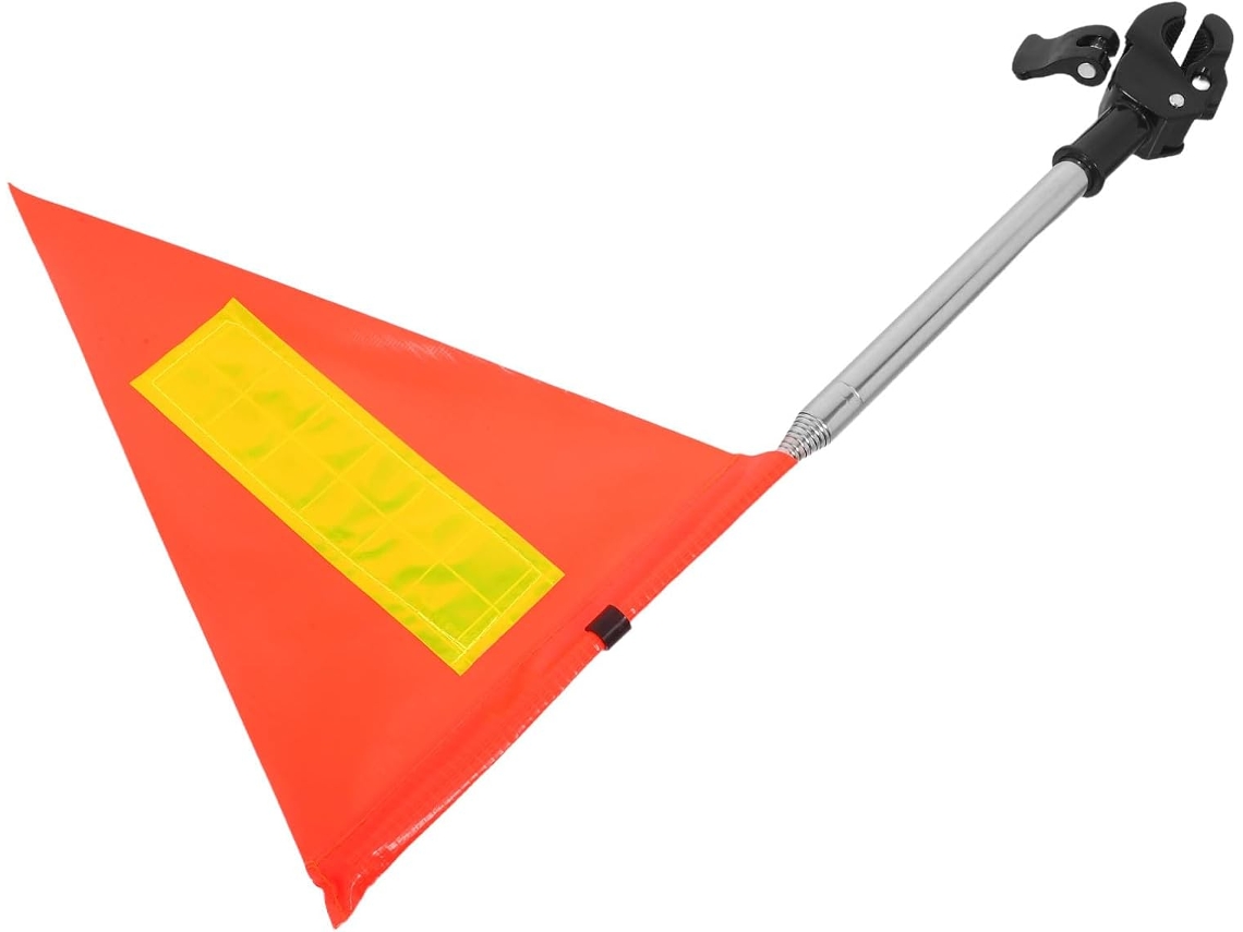 Bandera De Golf Telescópica Naranja De Alta Visibilidad, Ligera.