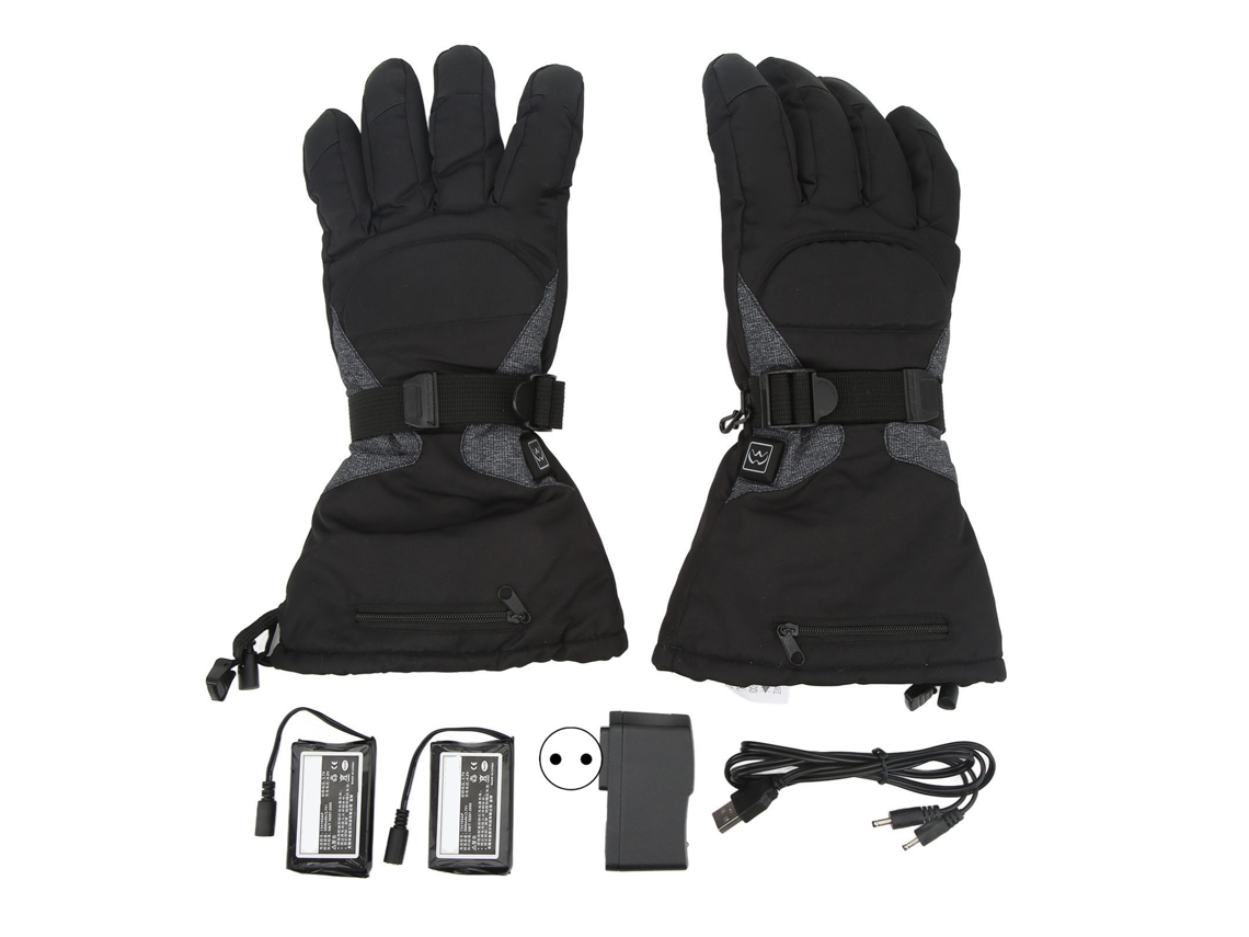 Guantes Calefactables Recargables Con Pantalla Táctil, 3 Modos De Calefacción, Para Invierno, Enchufe Europeo, Para Hombre Y Mujer.