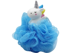 Esponja De Baño Exfoliante De Seda Con Diseño De Unicornio Para Niños Y Adultos Con Red Para La Ducha.