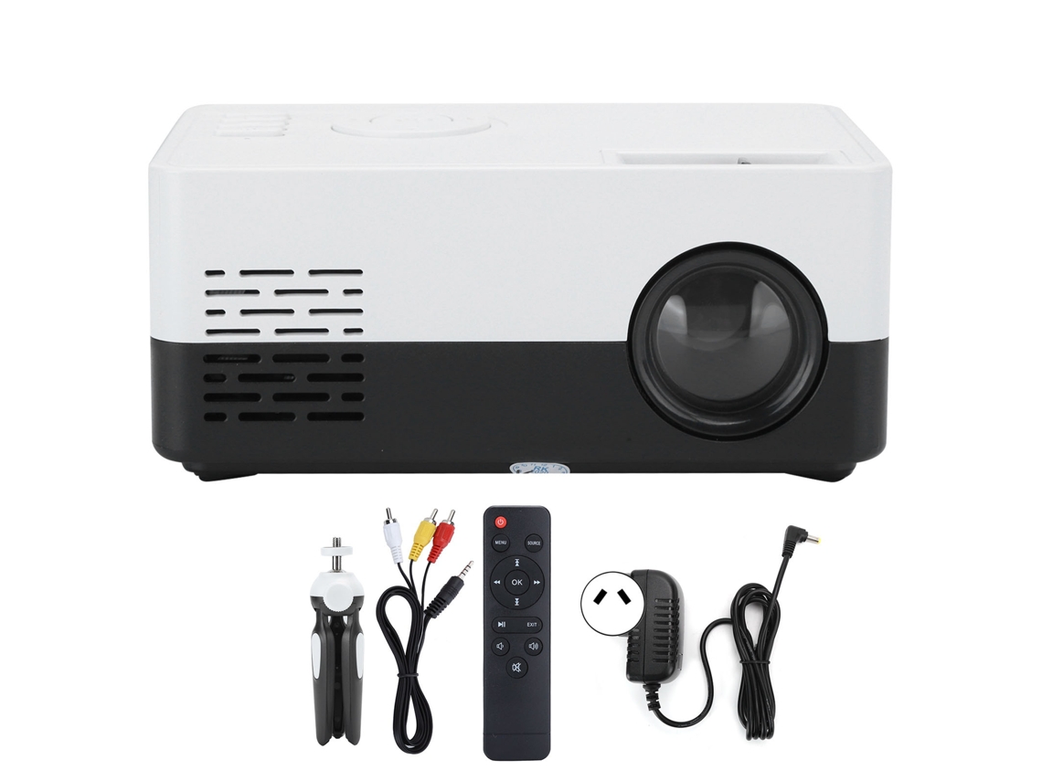 Proyector portátil con reproducción de vídeo e iluminación LED