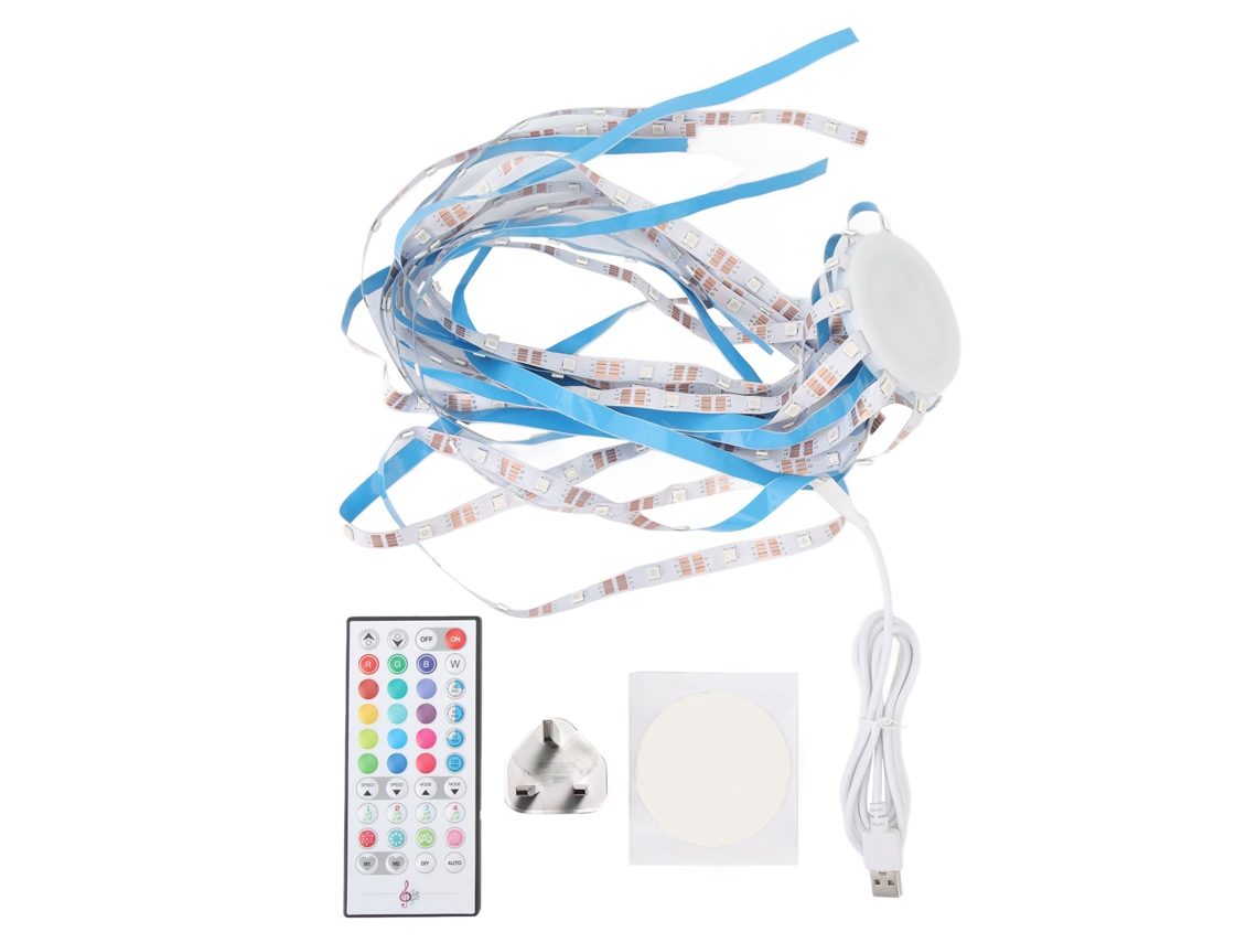 Lámpara de fuego artificial LED RGB ajustable con control Bluetooth de la aplicación