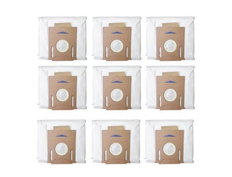 Paquete de 9 bolsas de polvo para aspiradora Ecovacs Deebot Ozmo T8 Aivi T8 Max T8 Series T9 Series N8 Pro Plus N8 Pro, pieza de Robot aspirador