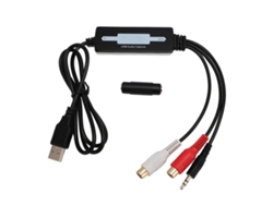 Tarjeta De Captura De Audio Estéreo Usb 2.0 Profesional Para Canales Izquierdo Y Derecho, Compatible Con Grabadoras De Cd/cinta.