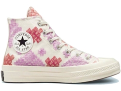 Zapatillas CONVERSE Chuck 70 Bright Embroidery Mujer (36 - Blanco)