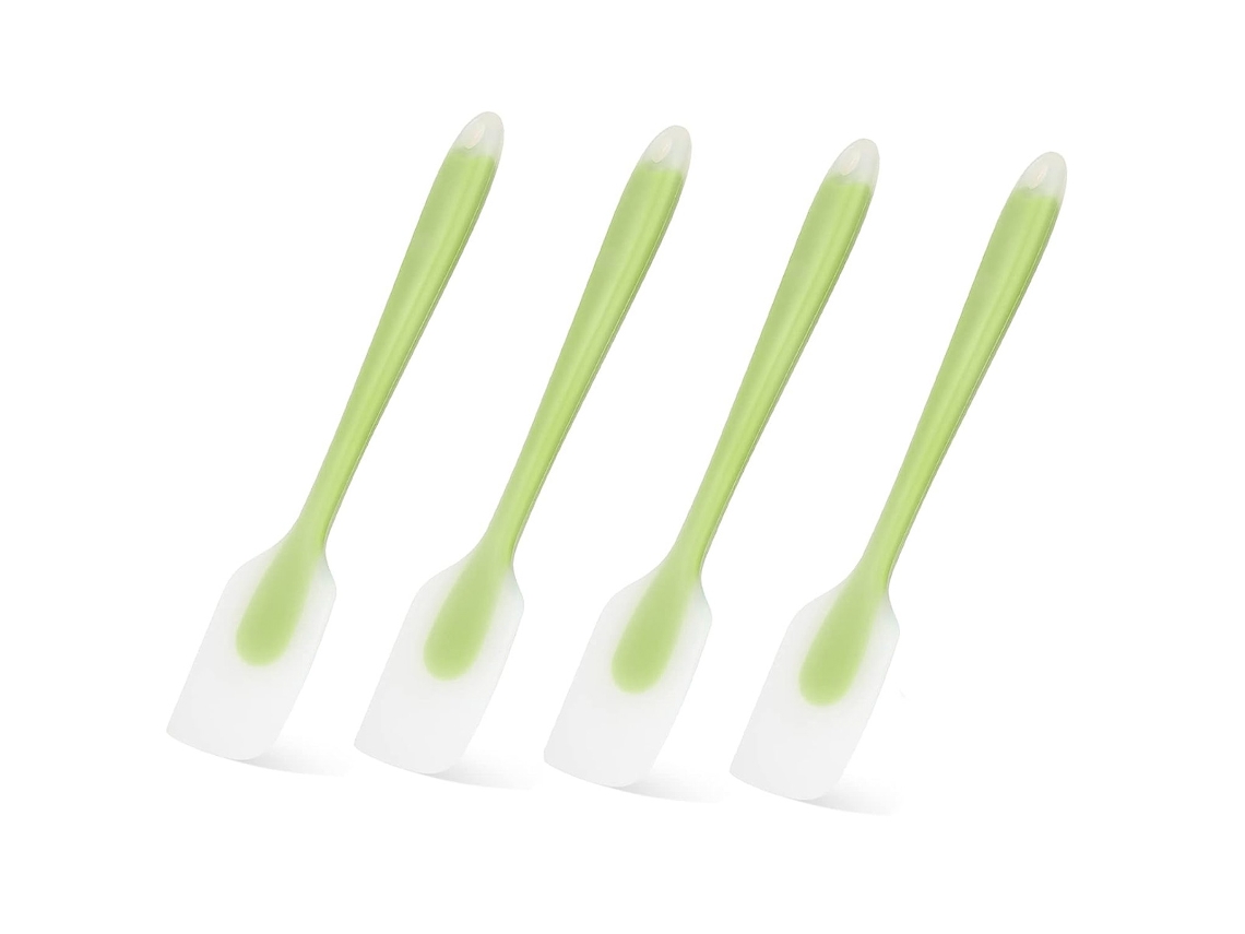 Espátulas de cocina flexibles de silicona para masa y mantequilla