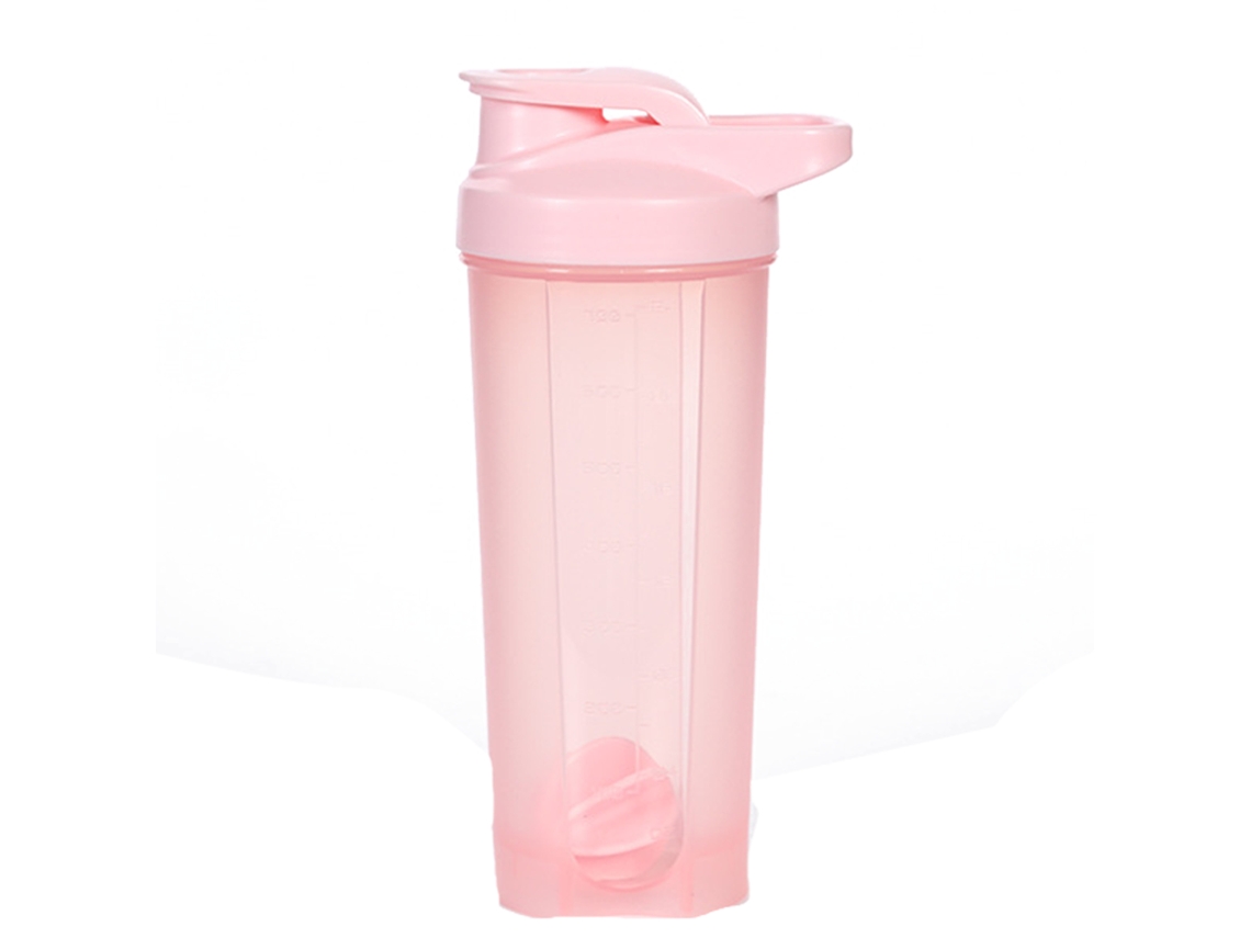 Botella mezcladora con citas motivacionales Copa mezcladora de proteínasContenedor de almacenamiento acoplable -rosa ZMDECQNA