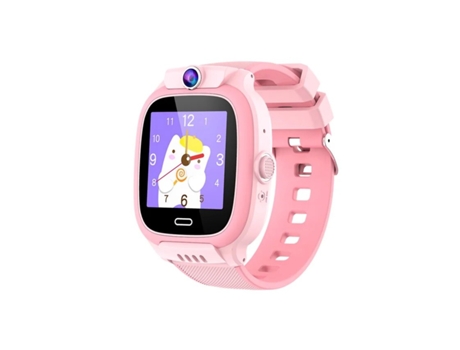 Smartwatch Reloj inteligente KLACK, para niños con GPS Localizador y comunicación, 4G - Rosa