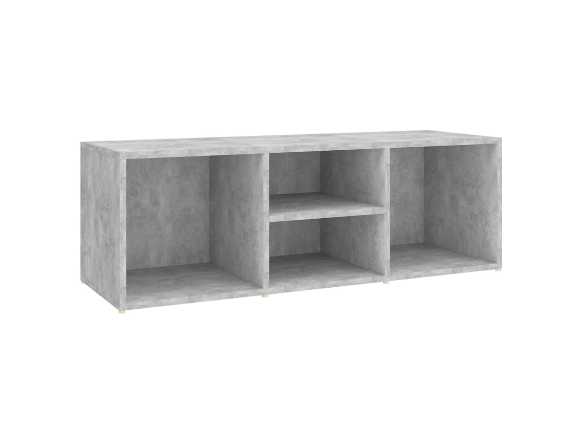 Zapatero de derivados de la madera, Gris Cemento, MAISON EXCLUSIVE (105x35x35 cm)