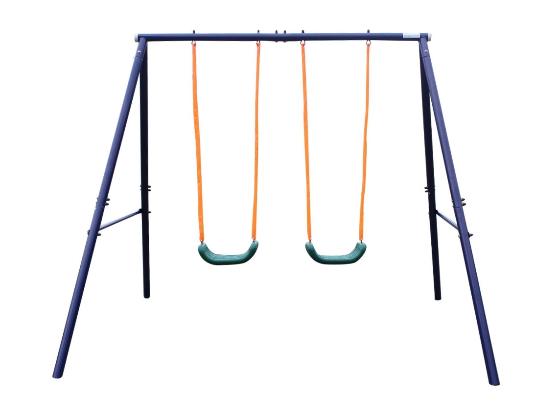 Columpio Doble, Apto Para Niños De 3 A 8 Años, Hasta 91 Kg, Robusto, De Fácil Instalación.