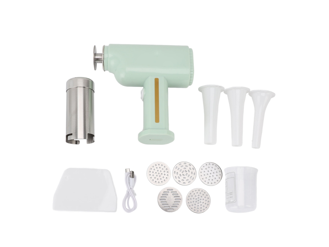 Máquina Eléctrica Portátil Inalámbrica Para Hacer Pasta, Espaguetis Y Ramen, Con Accesorio Para Salchichas.