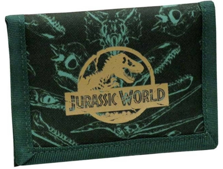 Cartera JURASSIC WORLD (Verde - Poliéster - 14x10x2 cm)