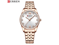 Reloj De Pulsera De Moda Para Mujer Con Pedrería, Pequeño Y Ligero, Con Correa De Acero Y Resistente Al Agua.