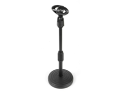 Soporte de micrófono ajustable y extraíble, soporte para micrófono de oficina y portátil.