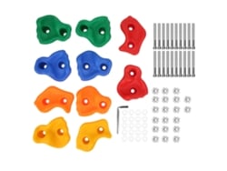 Juego De Agarres De Escalada En Pared Para Niños Equipo Colorido Práctico Accesorio De Playground