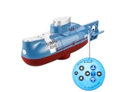 Mini submarino RC de 6 canales con control remoto, modelo de barco submarino, juguete educativo, regalo para niños