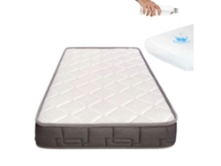 Colchón De Minicuna Bebé Hr Morfeo Para Minicunas De 80x50 + Protector Impermeable 100% Algodón Hipoalergénico, Antibacteriano Y Antiácaros