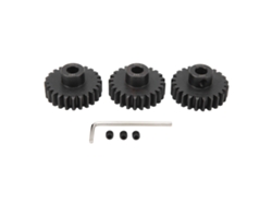 Conjunto De Engranajes Piñón Acero M1.5 8mm Con Tornillo M5 Para Coches Rc 1/5 1/8 1/10 24d (3 Piezas)