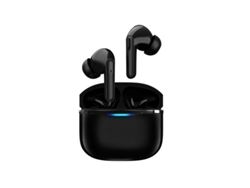 Auriculares Sin Luces Incorporadas para Apple YEMAESRE Bluetooth Impermeables Negros