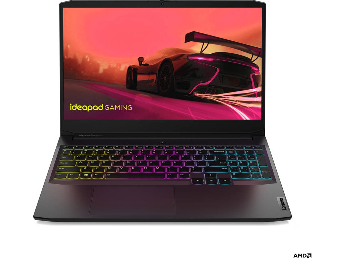 Portátil Gaming LENOVO IdeaPad 3 15ACH6 (15.6'' - AMD Ryzen 5 5600H - RAM: 16 GB - 512 GB SSD PCIe - NVIDIA GeForce RTX 3050 Ti)