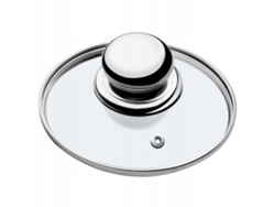 Tapa de vidrio universal resistente al calor Kadax de 18 cm para ollas y sartenes
