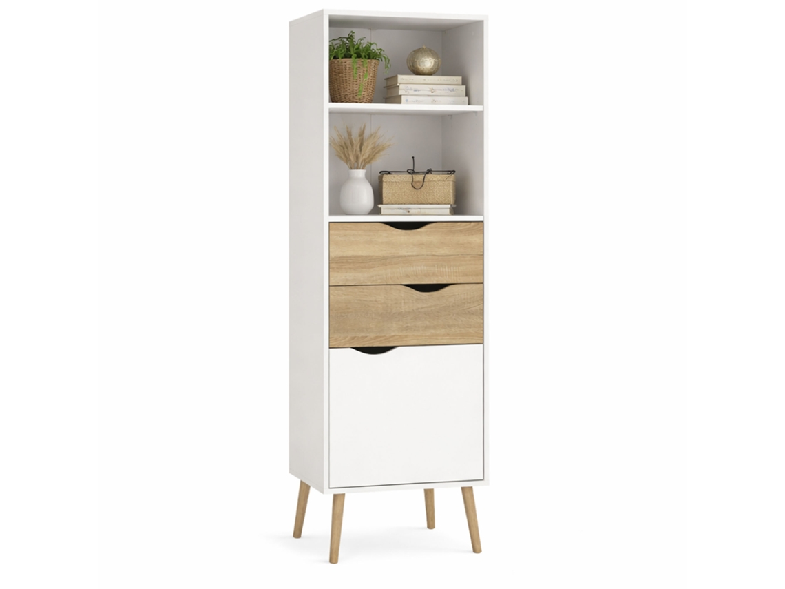 Estantería Tajo con 2 cajones y 1 soporte WELLHOME