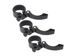 Abrazadera De Tija De Sillín De Bicicleta De Aluminio De Liberación Rápida De 3 Piezas, 40 Mm, Color Negro, Accesorio Ligero Para Bicicleta
