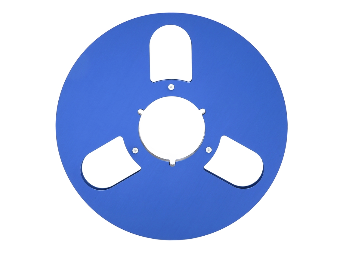 Rollo De Cinta Vacío De 10 Pulgadas Y 1/4 De Pulgada Con 3 Agujeros, Aleación De Aluminio Para Teac