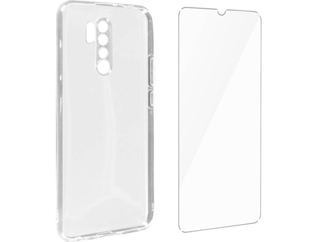 Carcasa Xiaomi Redmi 9 AVIZAR Protección de 360°. Transparente