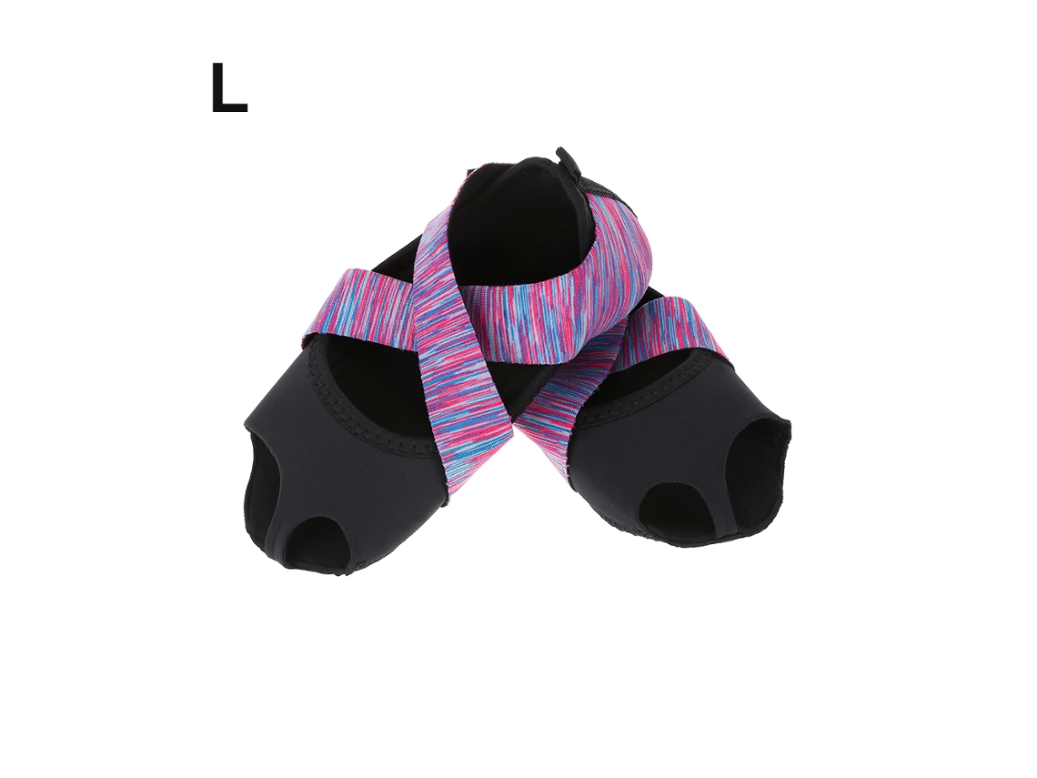 2026-zapatos De Yoga Antideslizantes Para Pilates Barre Entrenamiento Baile Suaves Morados Talla L 39-40