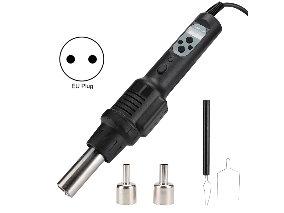 Pistola de aire con control de temperatura y enfriamiento automático