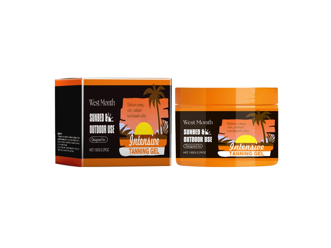 Gel antiarrugas de zanahoria West Month para el cuidado corporal en verano, hidrata y nutre la piel externa.
