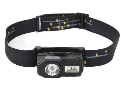 Linterna frontal magnética LED Fuente de luz múltiple Sensor de movimiento Luces de clip de tapa LED livianas recargables para exteriores (negro) C...