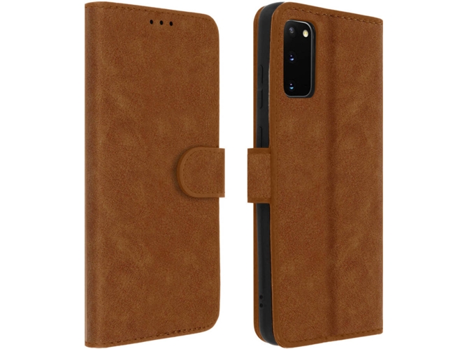 Funda Samsung Galaxy S20 AVIZAR Libro Marrón