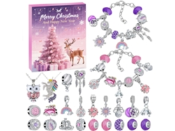 Calendario de Adviento de Navidad 2025, pulsera, conjunto de joyas DIY, 05 Siurn