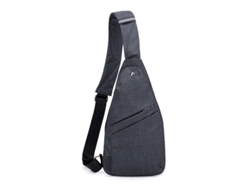2026-mochila Bandolera Antirrobo Linjou Ligera Con Bolsillos Personales Para Hombres Y Mujeres Gris-negro