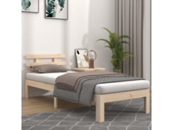 Estructura De Cama Individual Sin Colchón 75x190 Cm