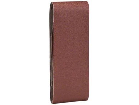 Conjunto de 3 Bandas de Lija BOSCH para Lijadora de Rolos - Qualidade Vermelho G= 80