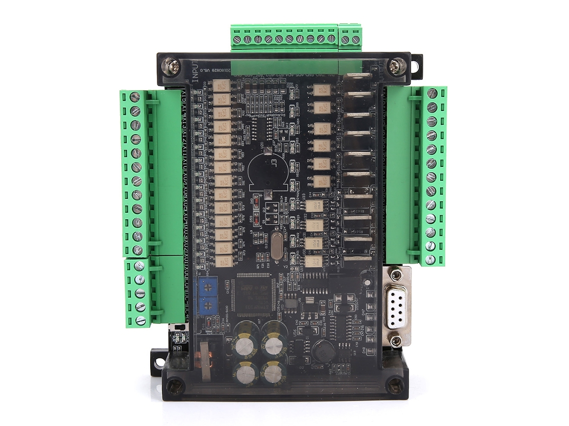 Placa de Controle Industrial Fx3u 24mt com 14 Entradas e 10 Saídas 24v 1a | S/MARCA