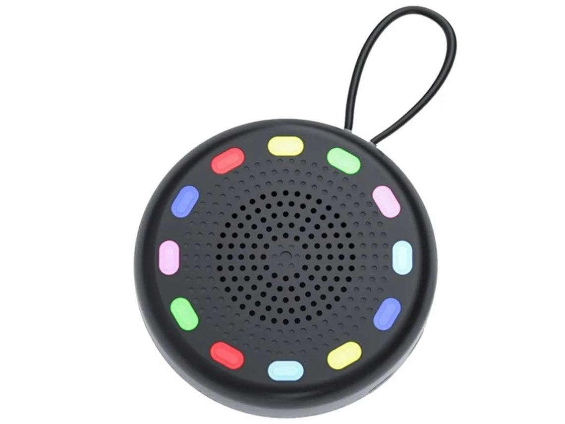 Altavoz Bluetooth inalámbrico portátil para el hogar, viajes al aire libre, sonido potente, graves potentes, regalo ideal, negro Yizhood